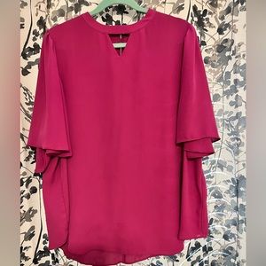 Hot pink blouse